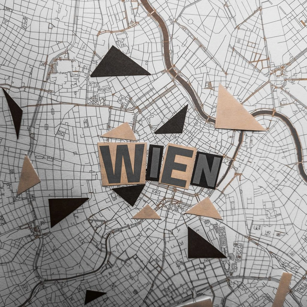 A hand-marked utility map pinned to a wall in a regional planning office
